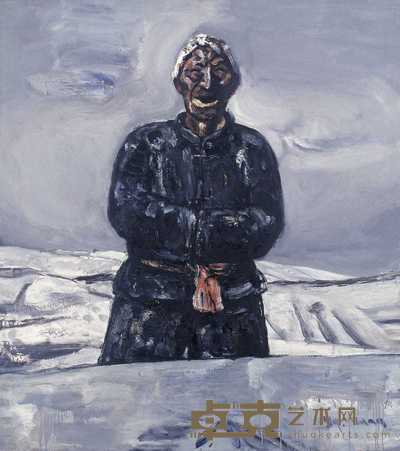 段正渠 1995年作 看雪 110×125cm